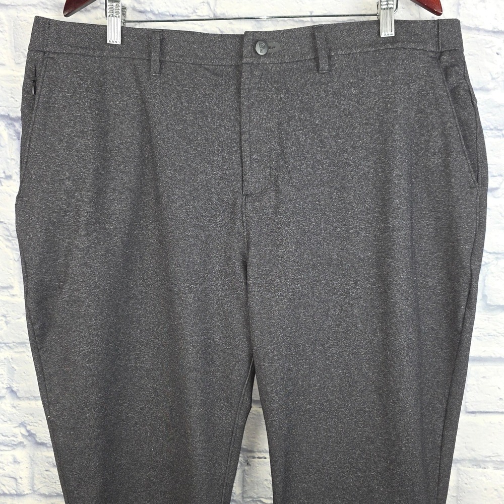 Public Rec All Day Every Day Pants Men Charcoal Heather Grey Stretch Chino 40X26